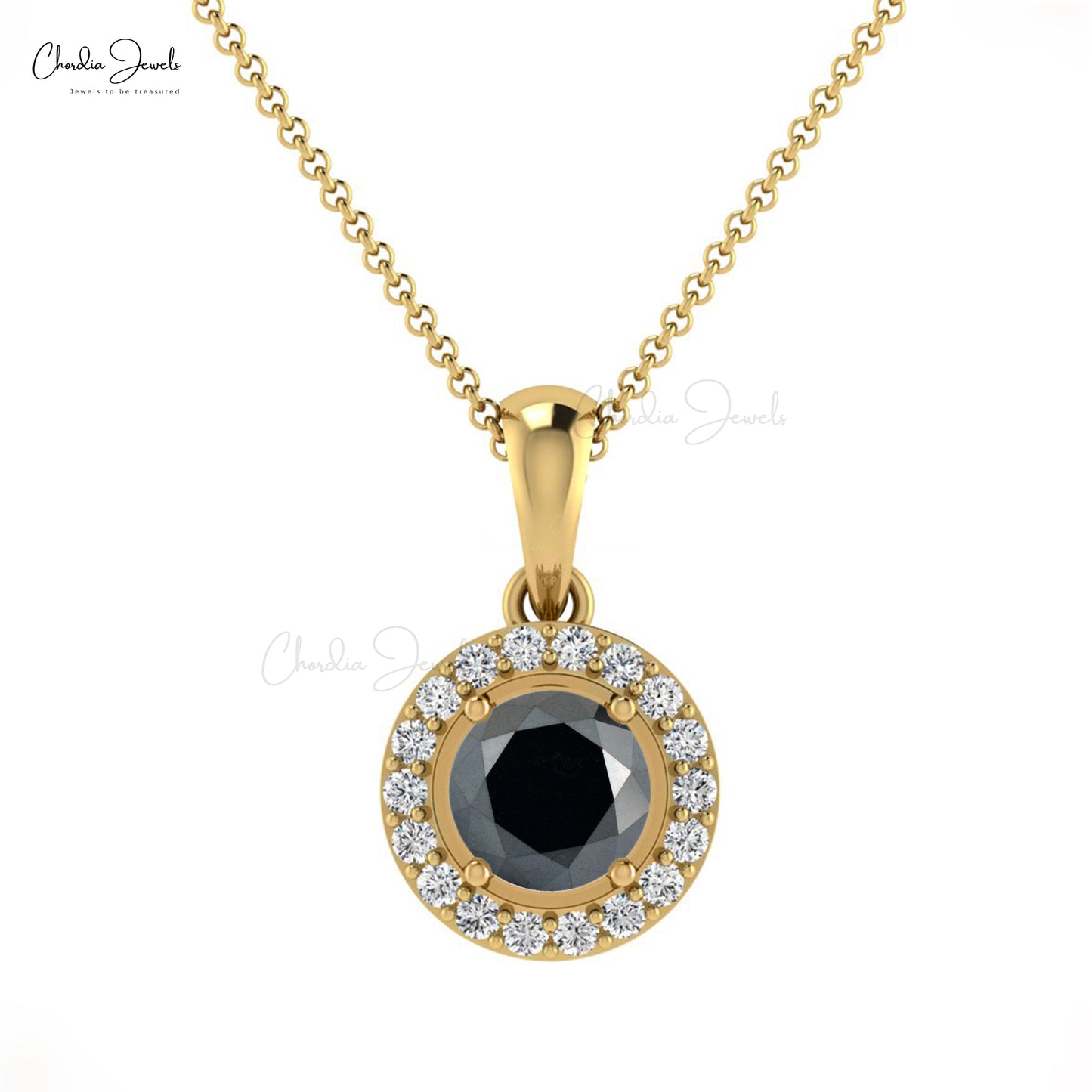 Shop Black Diamond Halo Pendant