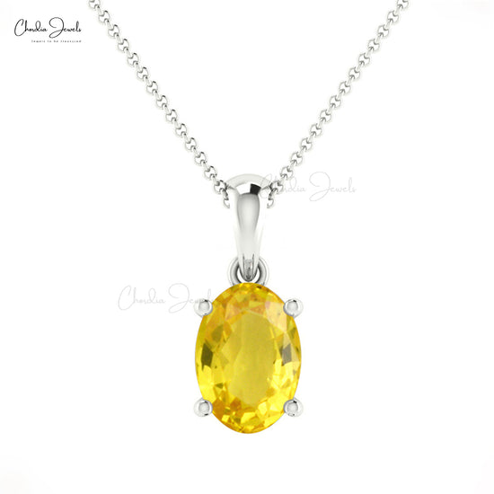 Buy Yellow Sapphire Pendant