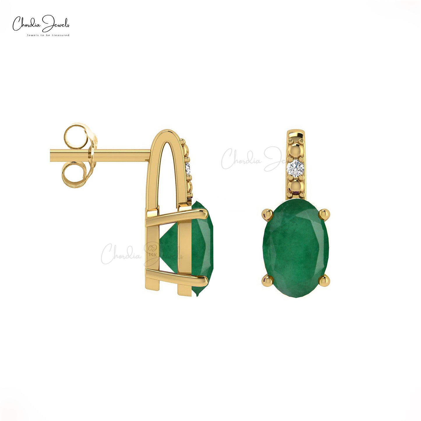 Buy Real Emerald Earrings