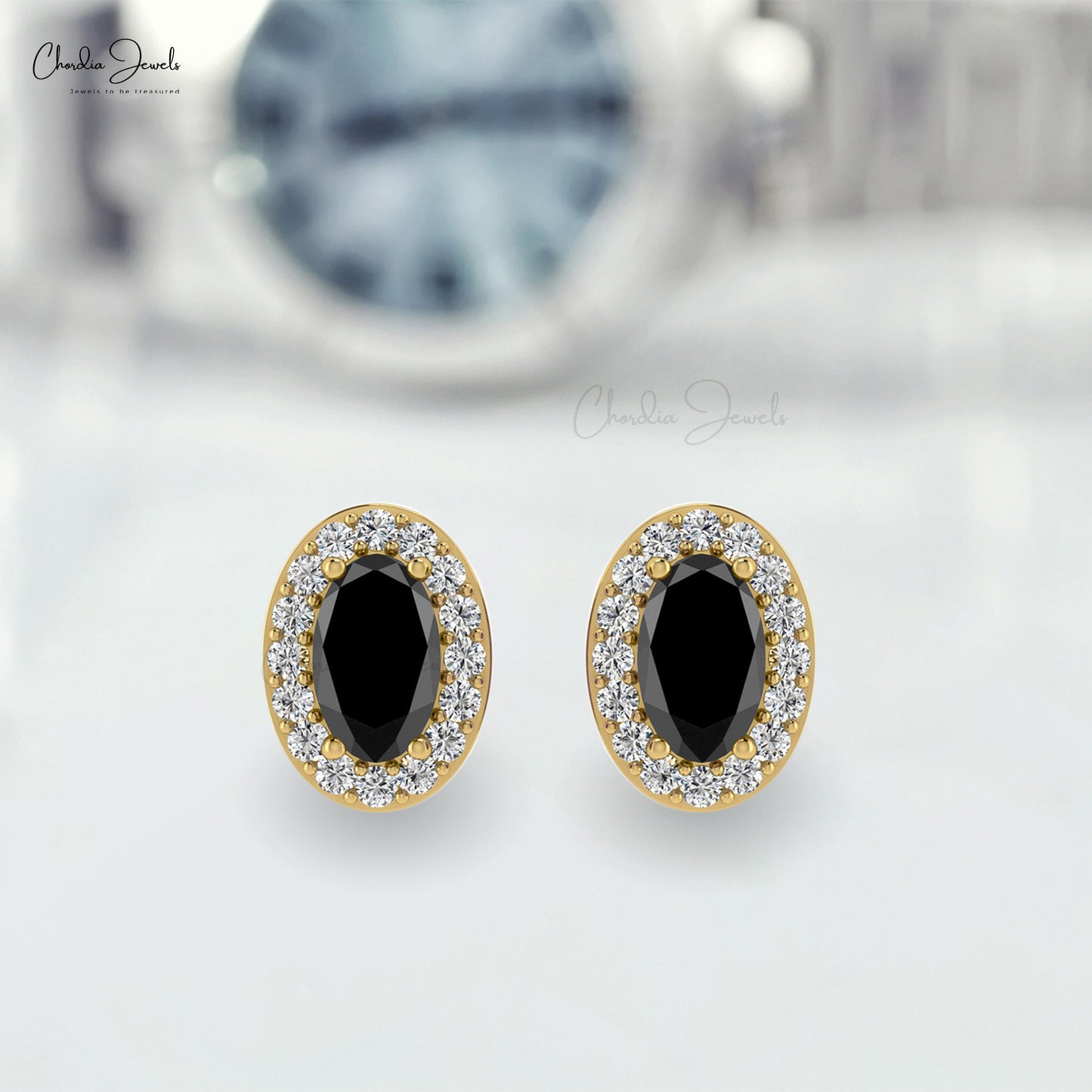 diamond halo stud earrings