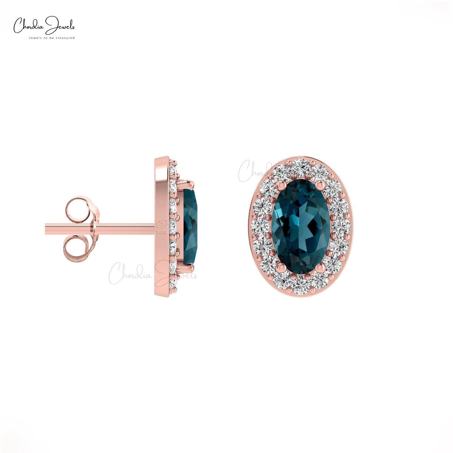 london blue topaz earrings