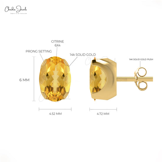 Opal Solitaire Studs
