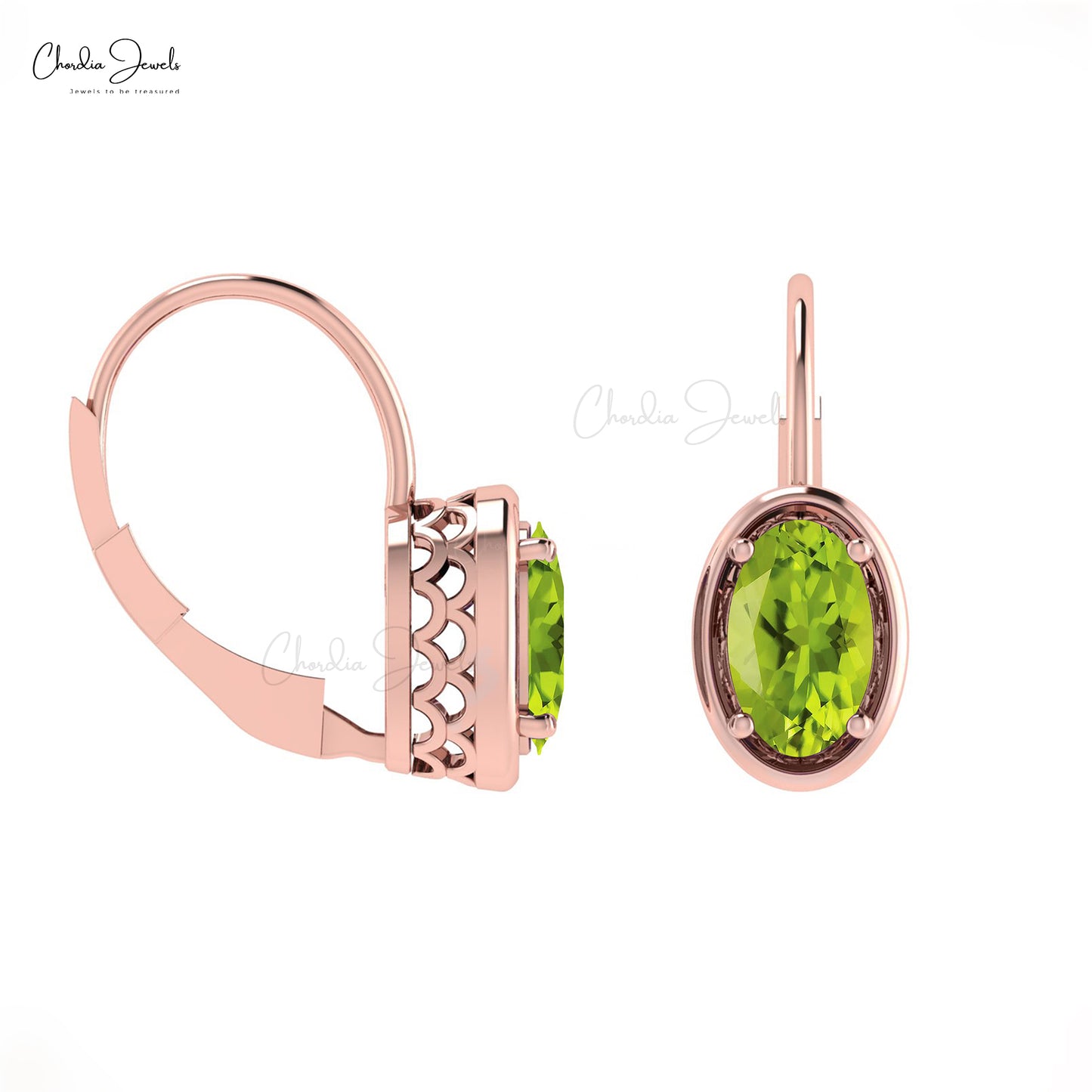 Galaxy Gold 14k High Polished Rose Solid Gold Art Of Love with 3 CTW  Natural Peridot Earrings : Amazon.ca: Clothing, Shoes & Accessories