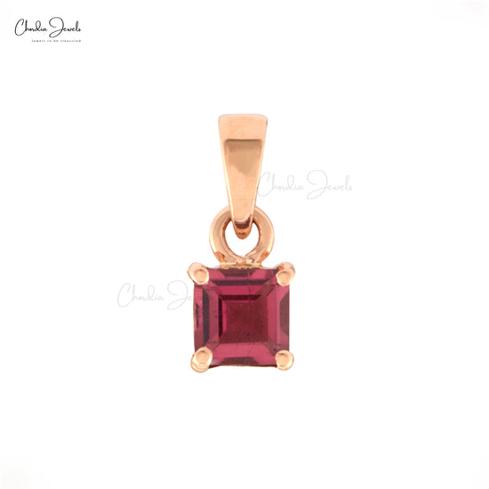 Solitaire Tourmaline Pendant