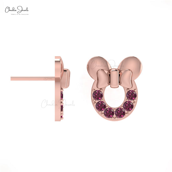 rhodolite garnet earrings