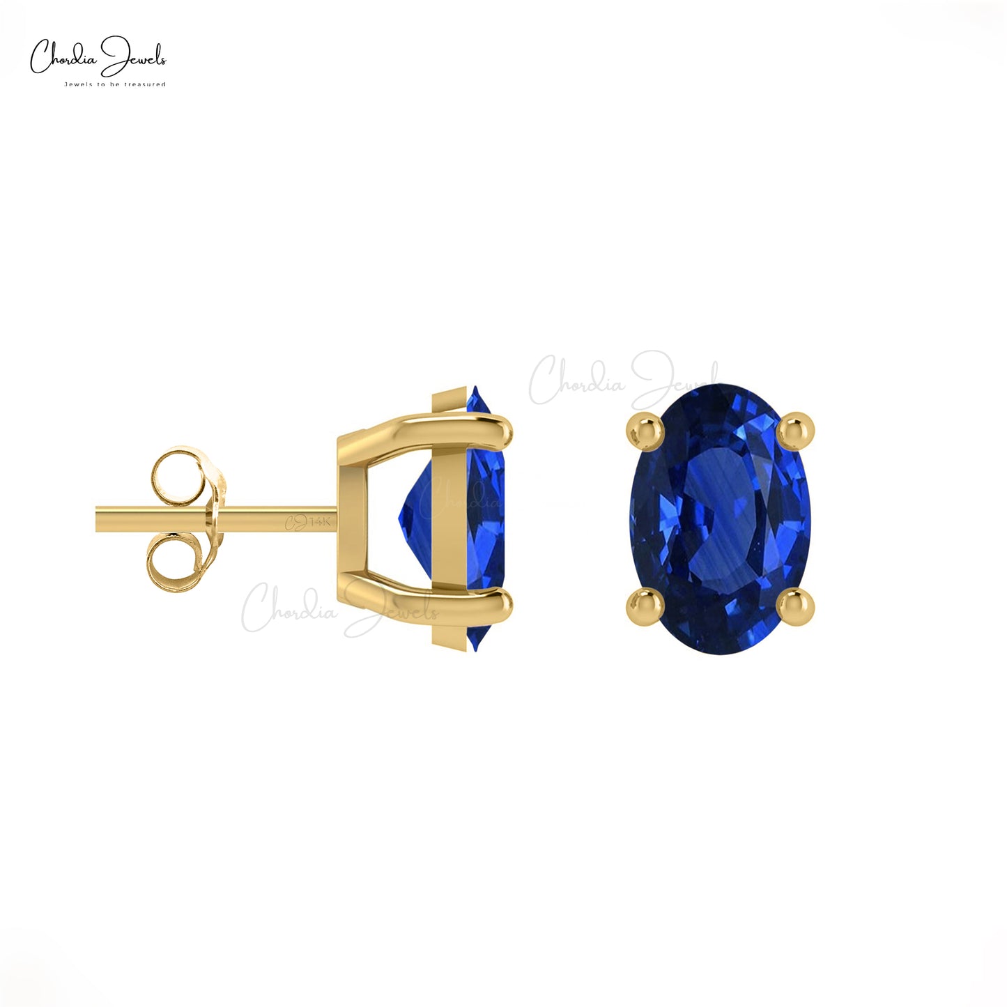 Prong Set Gemstone Earrings