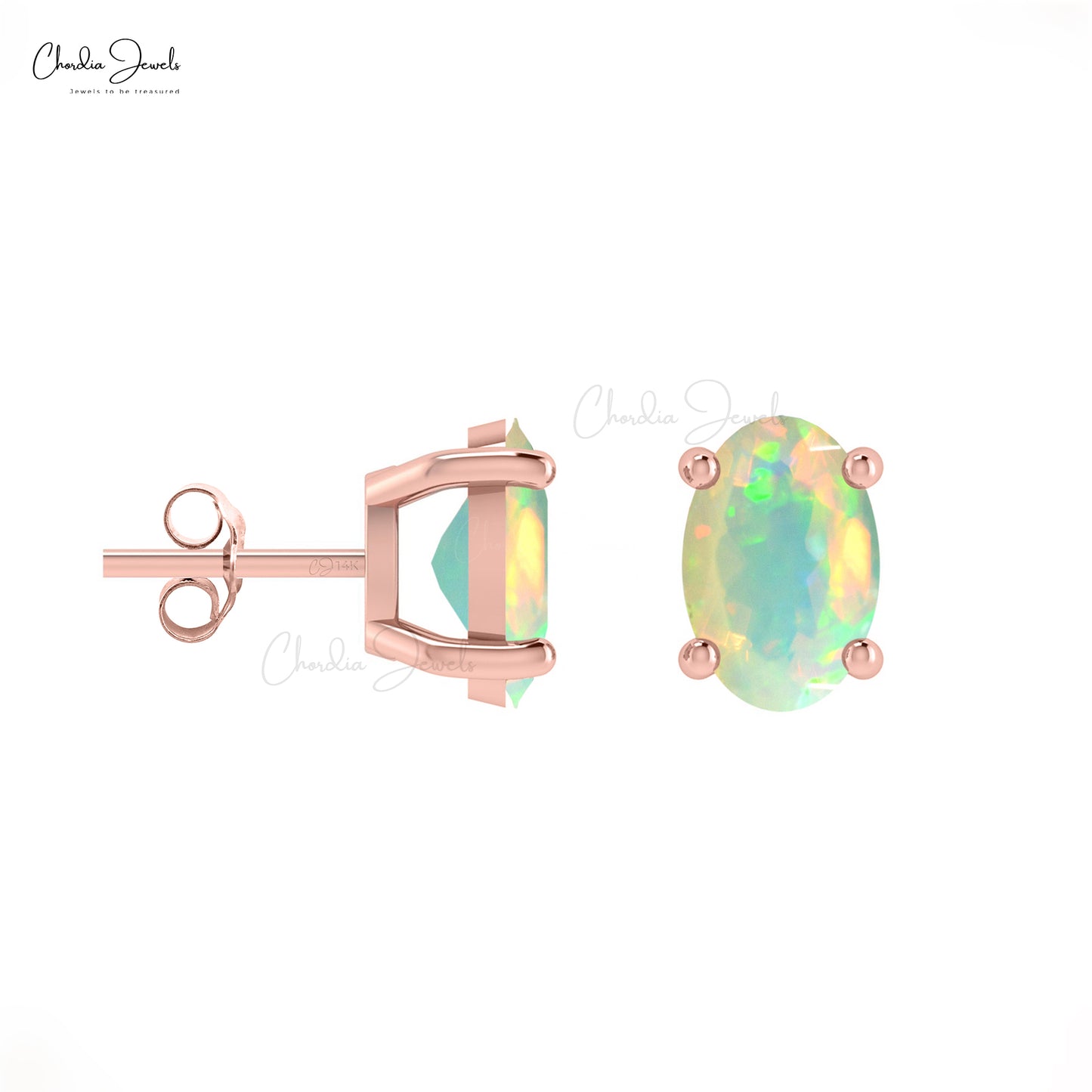 Single Stone Earrings 