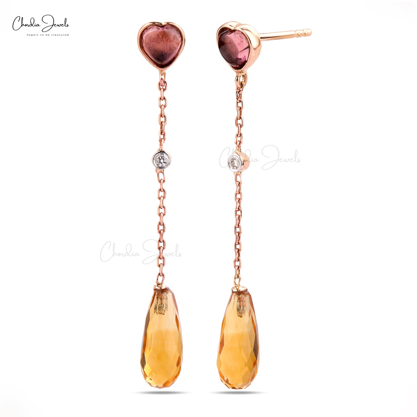 Citrine Dangle Earrings