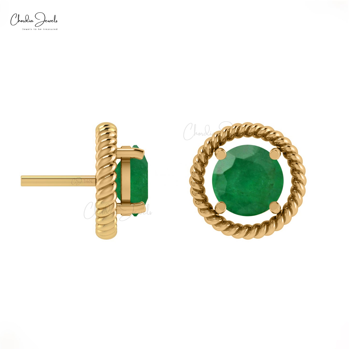 Real Emerald Earrings