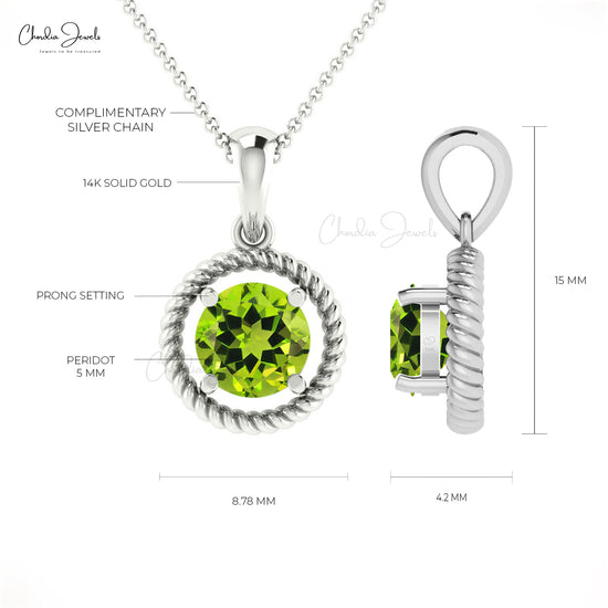 Shop Peridot Pendant