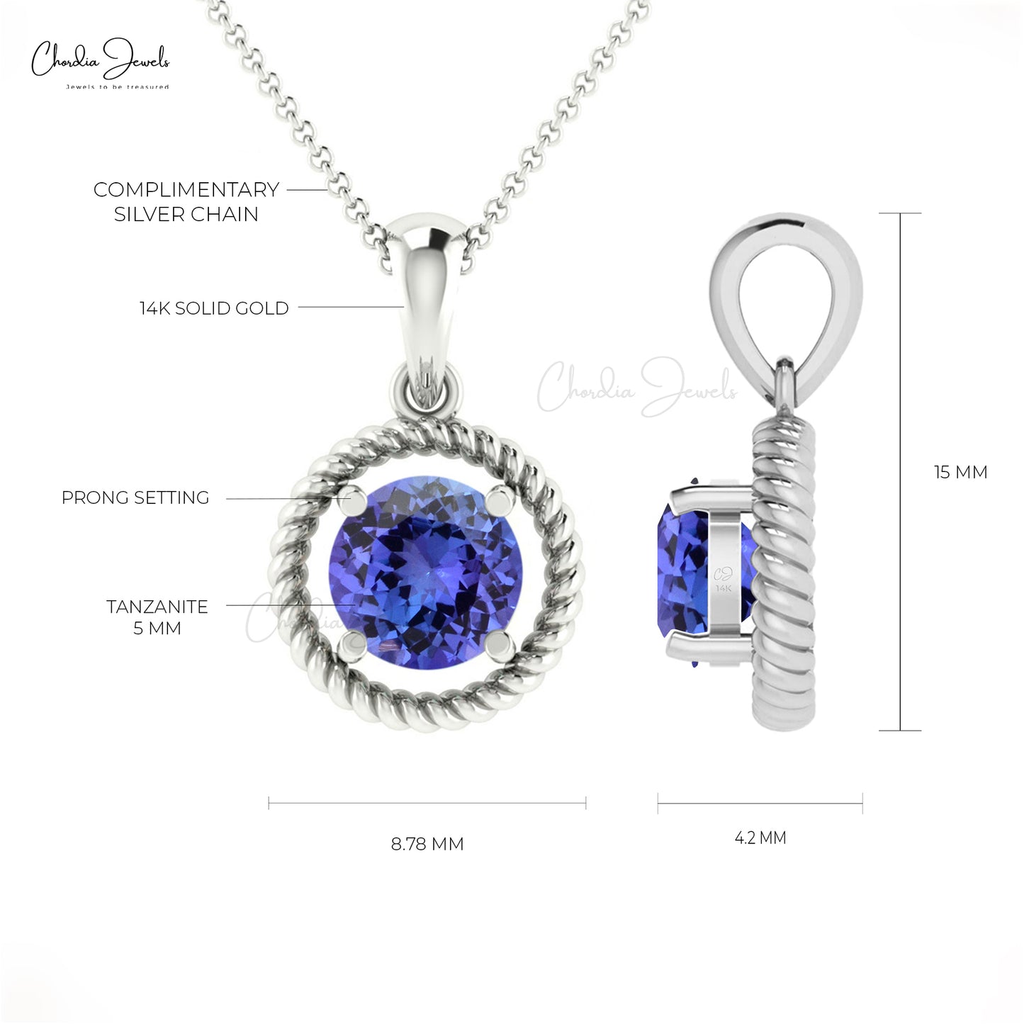 White Gold Pendant