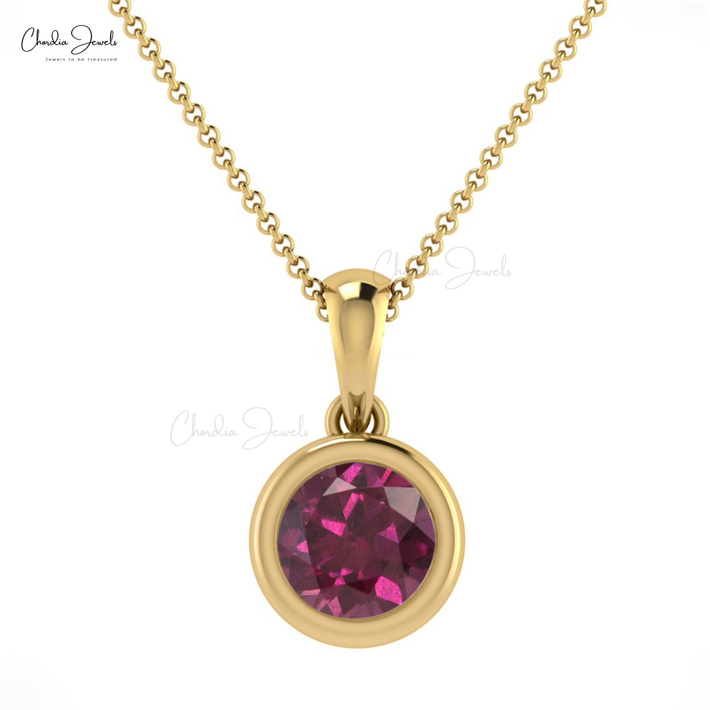 Buy Rhodolite Garnet Pendant