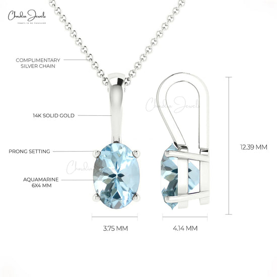 Shop Aquamarine Pendant