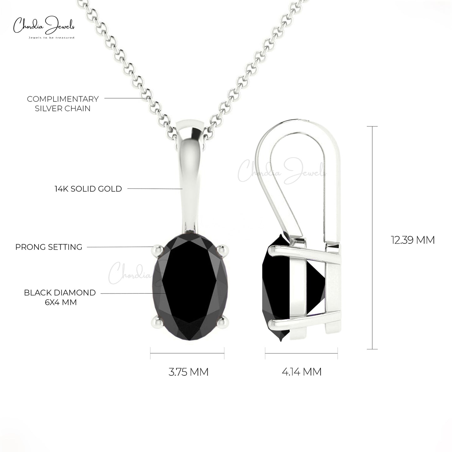 Black Diamond Pendant