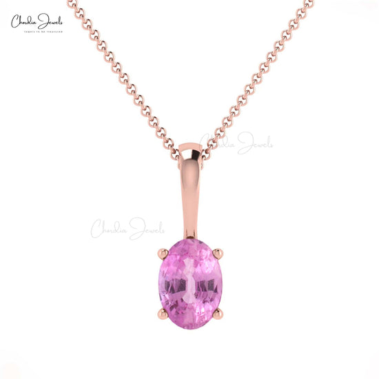 Buy Pink Sapphire Gemstone Pendant