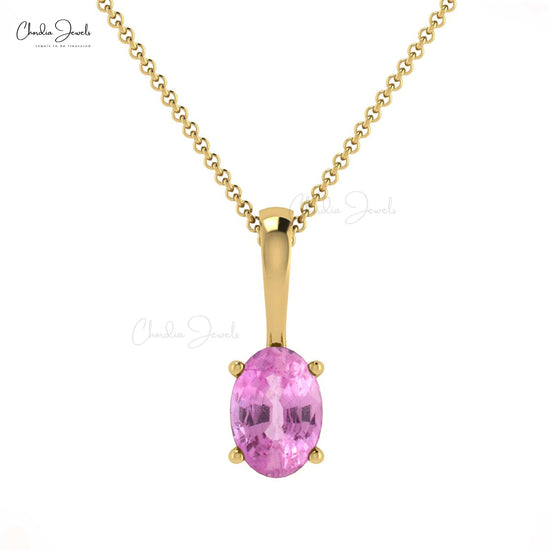 Buy Pink Sapphire Gemstone Pendant