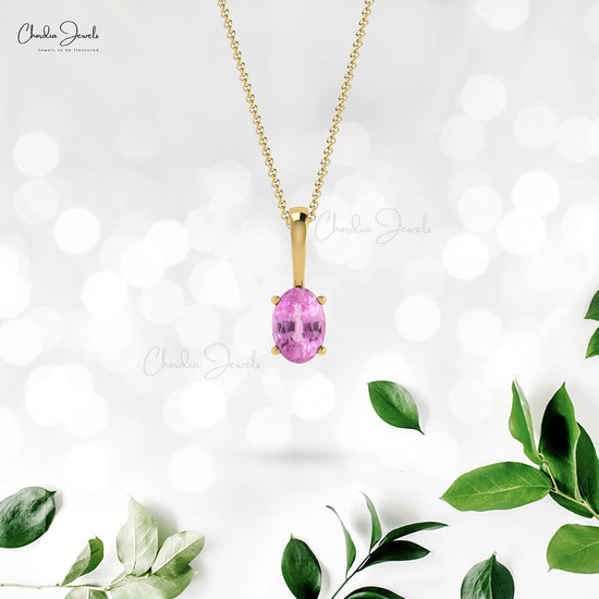 Buy Pink Sapphire Gemstone Pendant