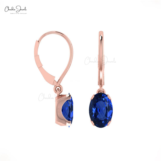 blue sapphire earrings