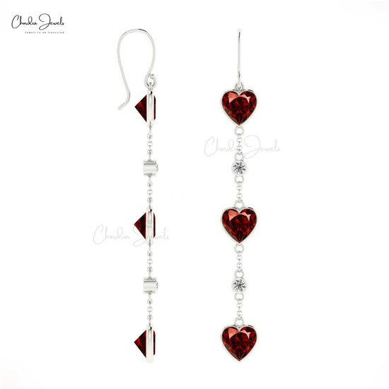 Heart Drop Earrings Clear - Judith Leiber