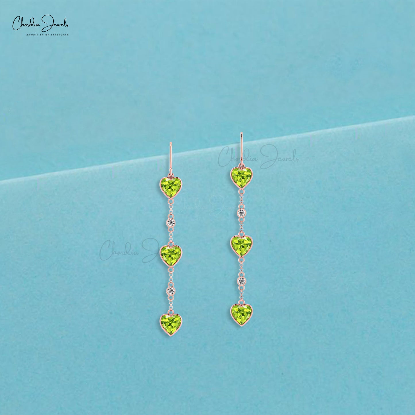 Heart earrings for woman 