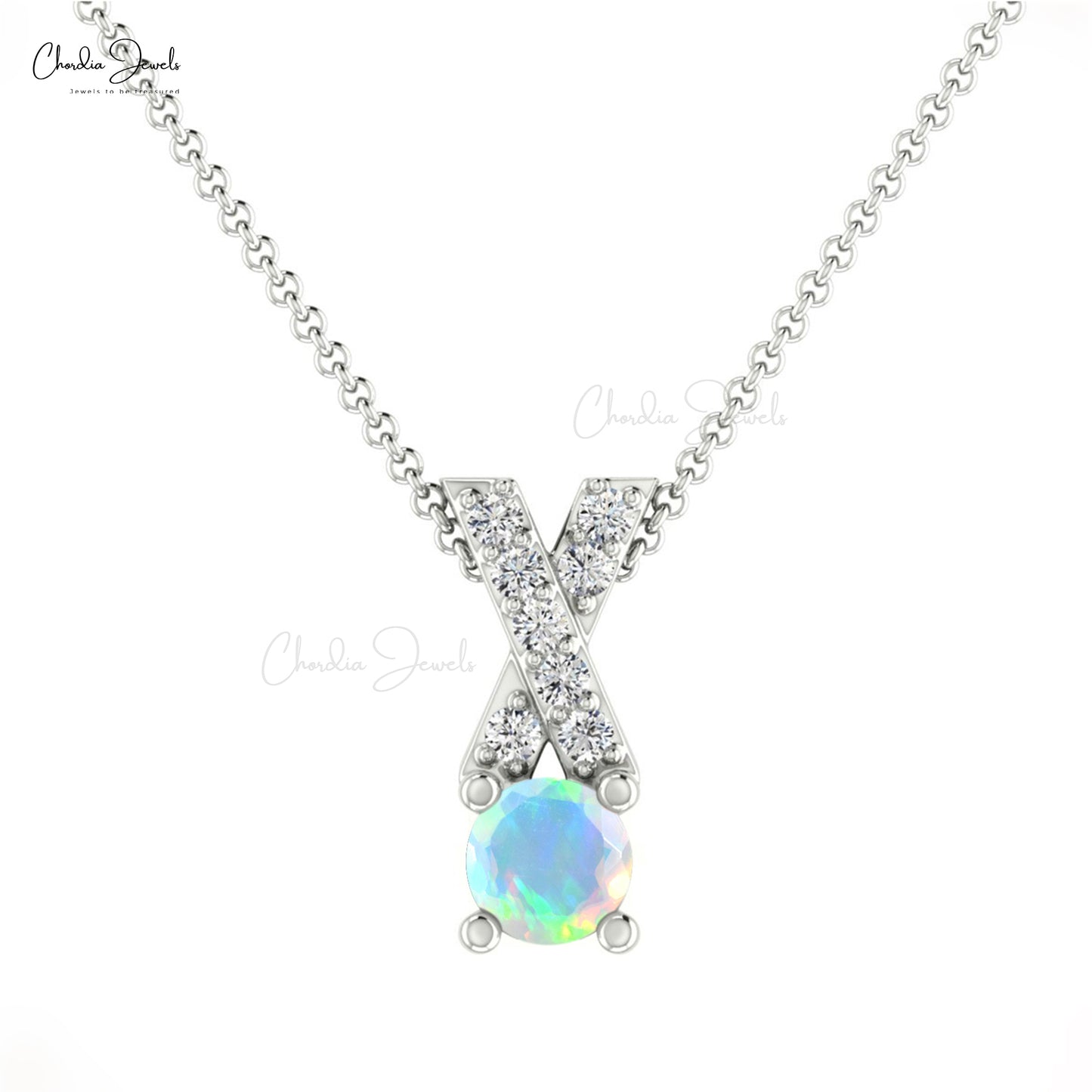 The Jewel Creation Natural Ethiopian Opal Stone Faceted Rondelle Bead  Necklace at Rs 200/carat in Jaipur