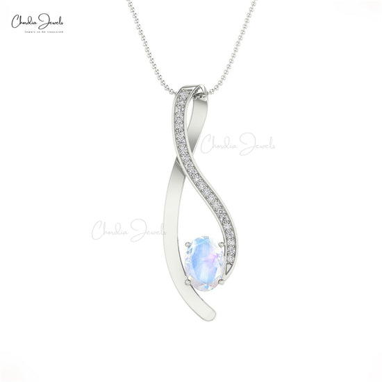 Rainbow Moonstone Pendant