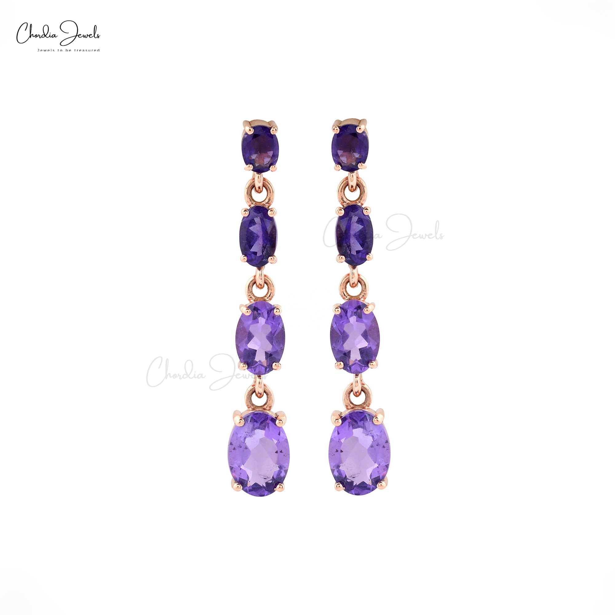 Purple & Pearl Drop Earrings — Shed Brand Studios