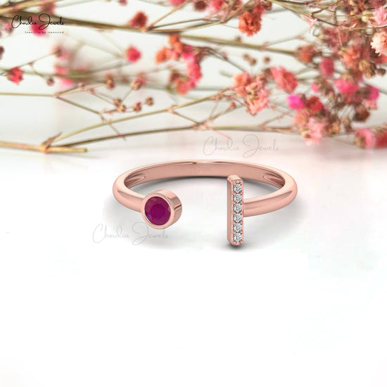 14K White Gold Ruby Ring – cirari