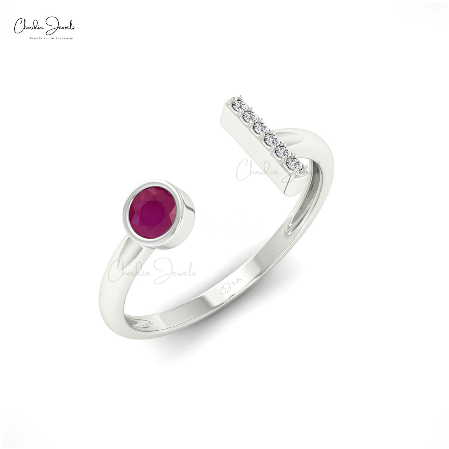Engagement Ruby Ring (Natural Ruby, 5 mm, carat weight 0,8, 36 natural  diamonds, 14k gold) : r/EngagementRings