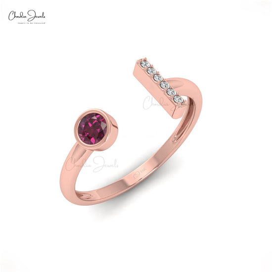 Rhodolite Garnet Ring