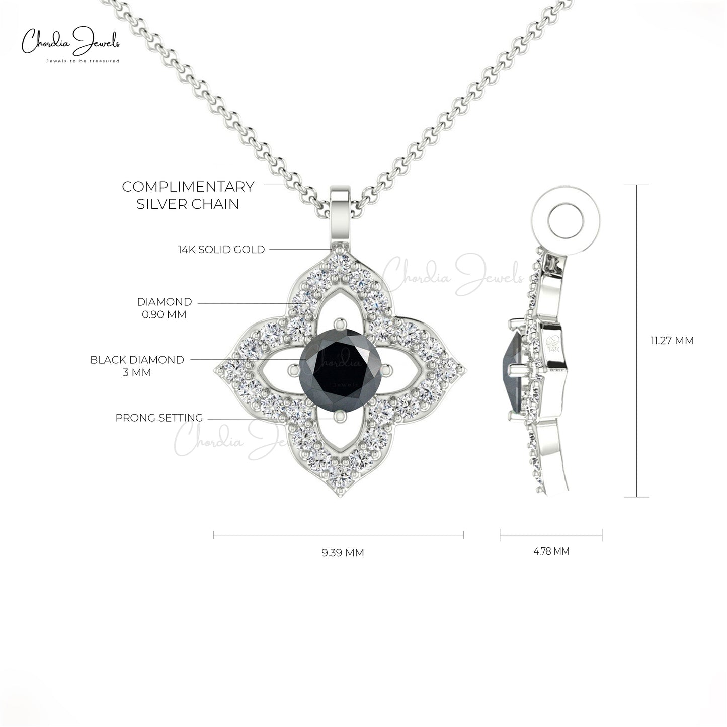 April Birthstone Pendant