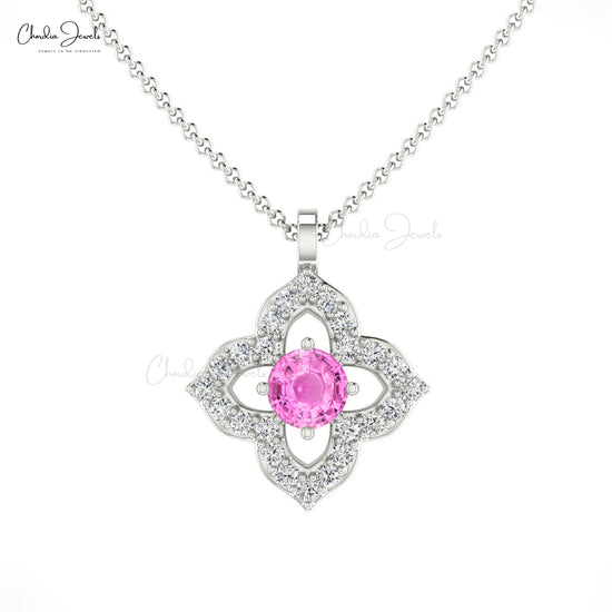 Buy Pink sapphire pendant