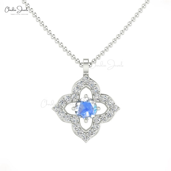 Buy Moonstone Diamond Pendant