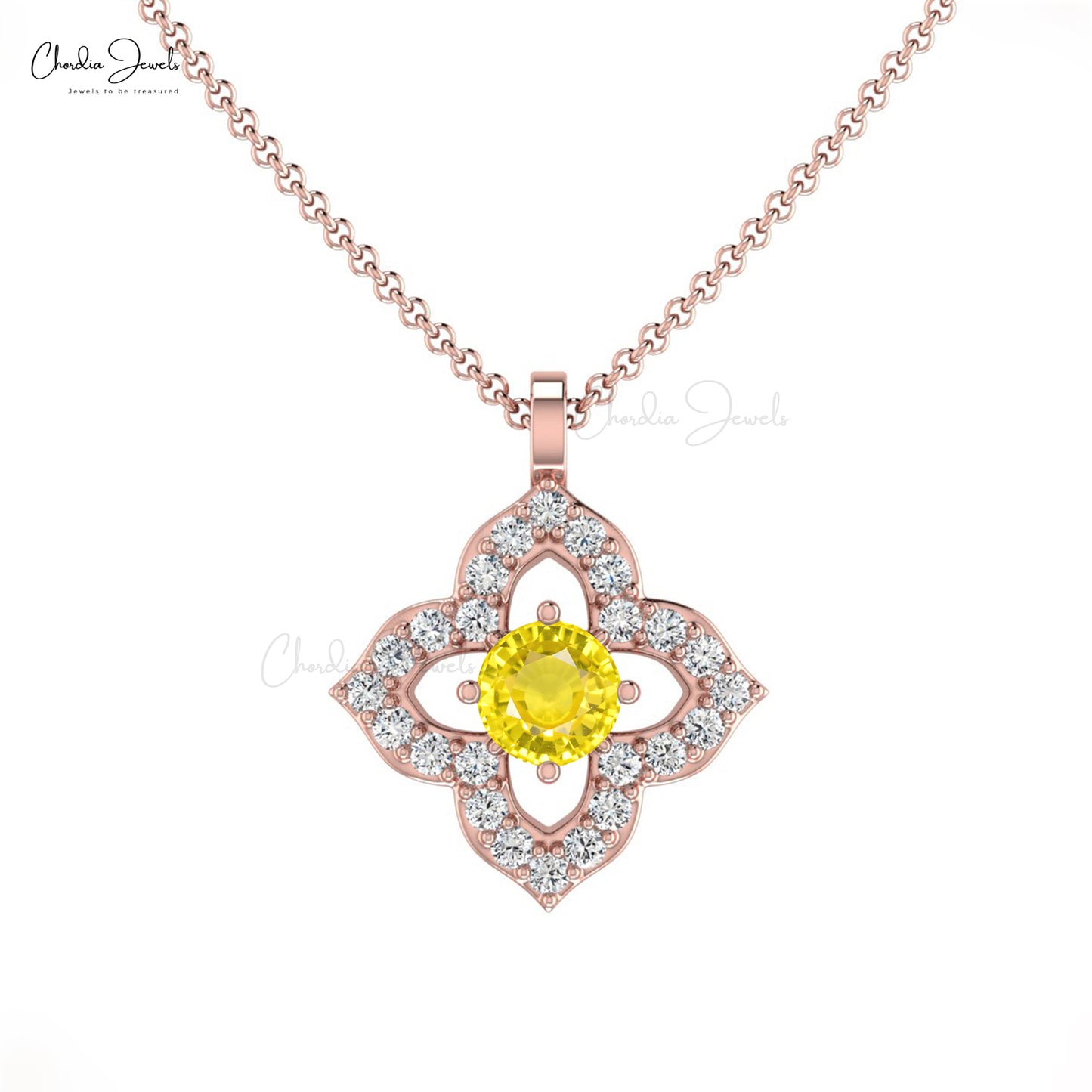 Gold Diamond Pendant