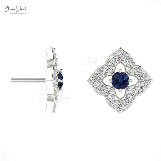 Halo Diamond Studs