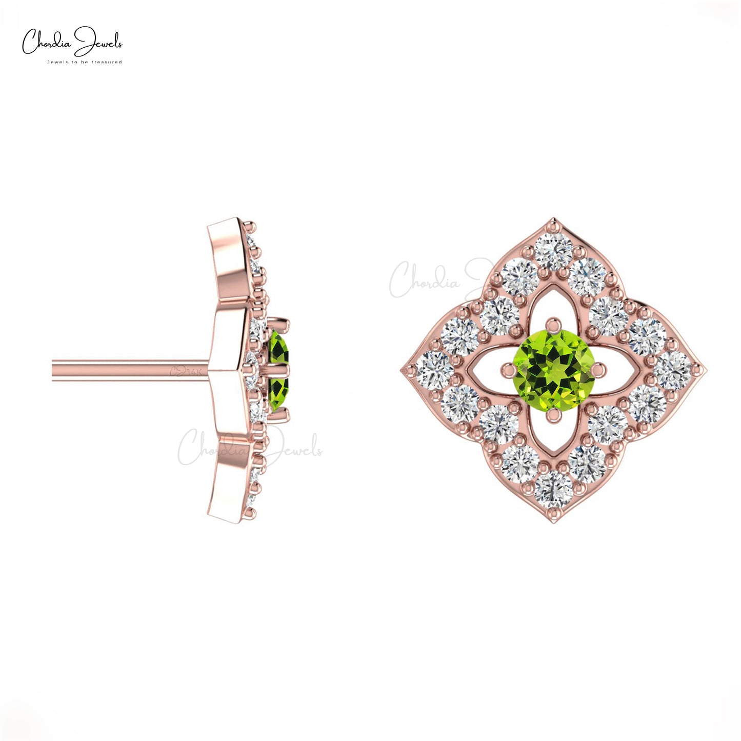 Floral Style Studs For Women