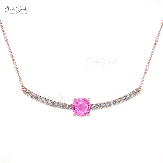 Load image into Gallery viewer, Buy Pink Sapphire Necklace
