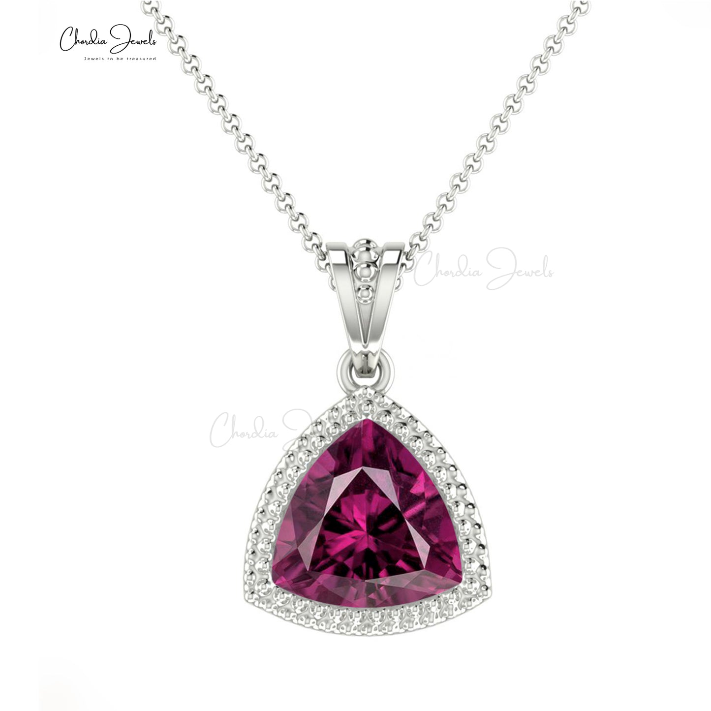 Buy Rhodolite Garnet Pendant