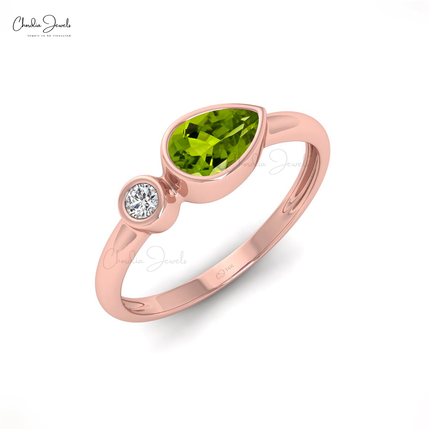 Peridot Dainty Ring