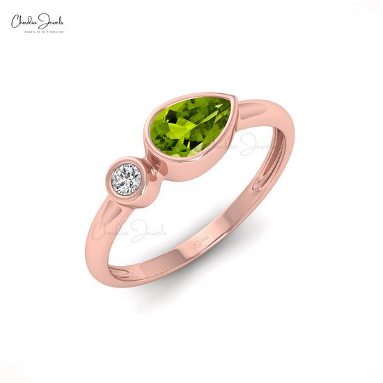 Peridot Dainty Ring