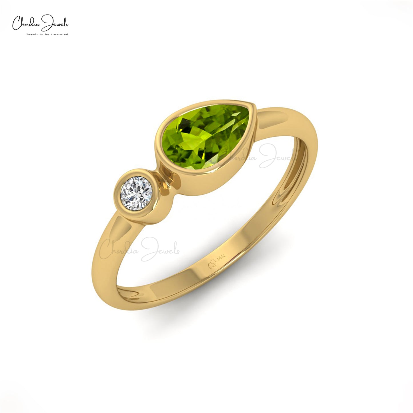 Peridot Dainty Ring