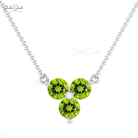 Peridot Cluster Pendant