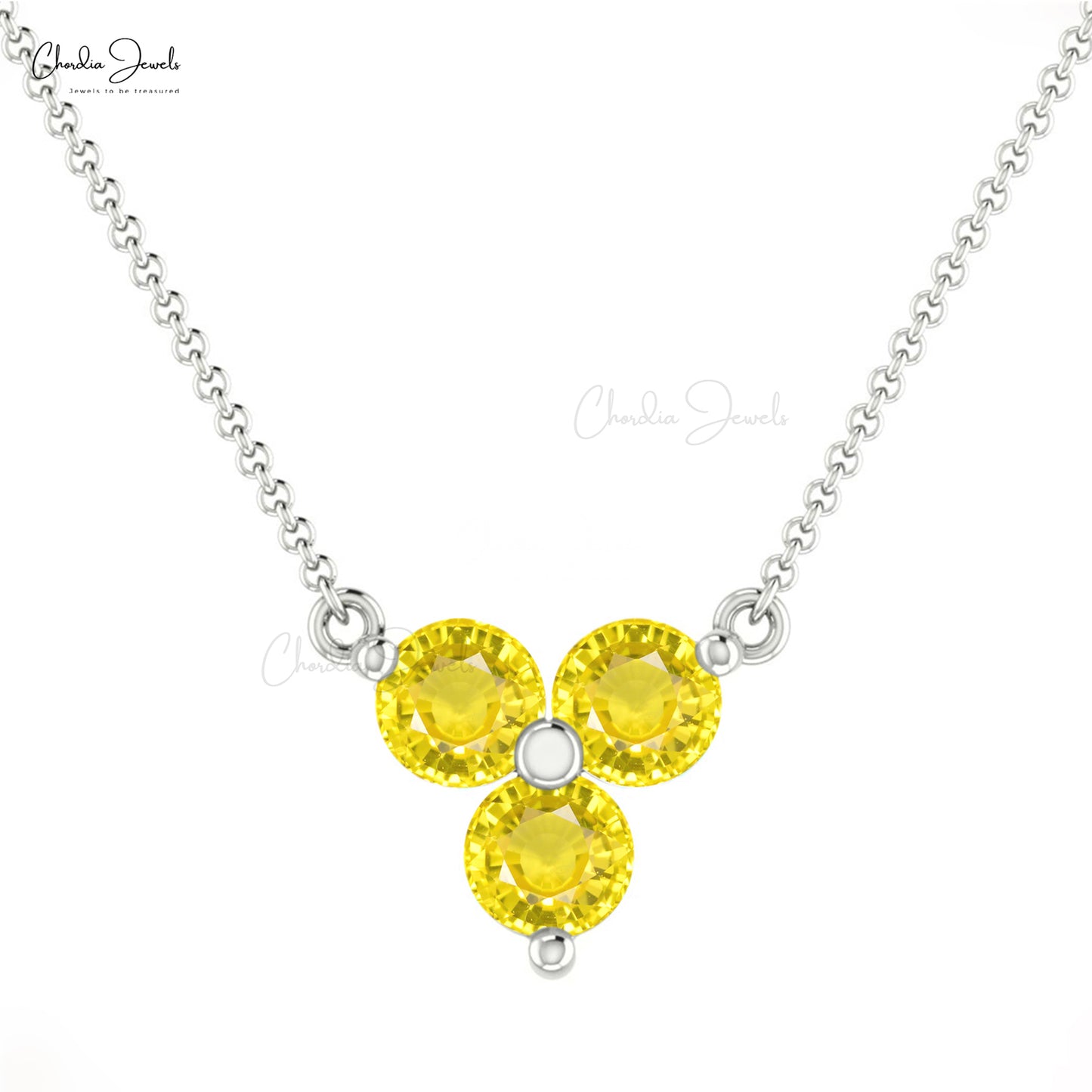 Buy Yellow Sapphire Necklace