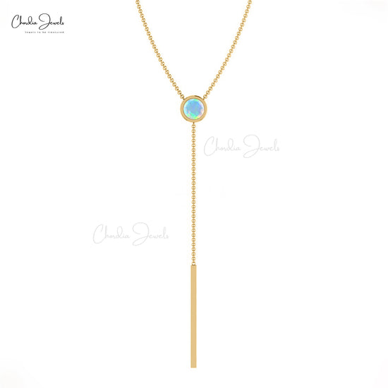 gemstone lariat necklace