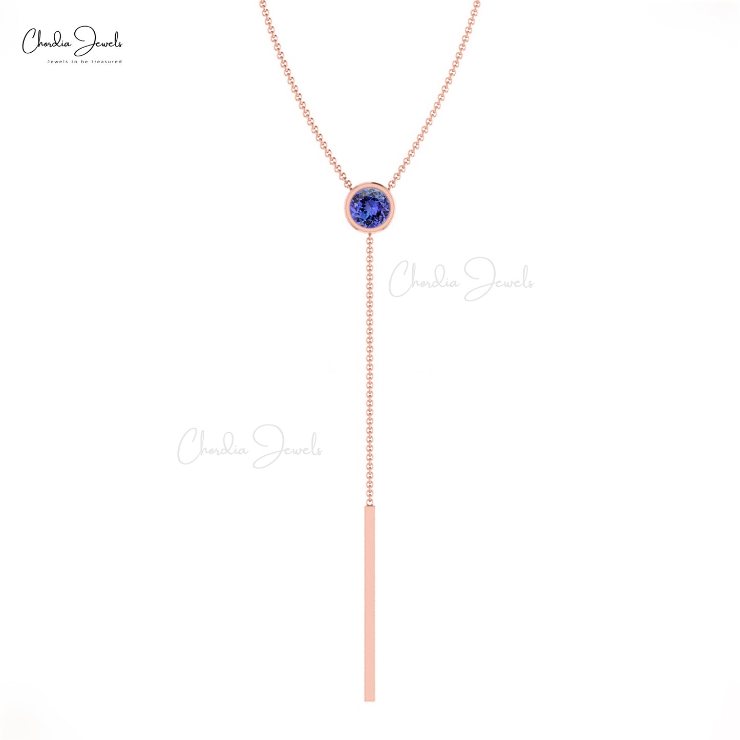 Blue Tanzanite Necklace