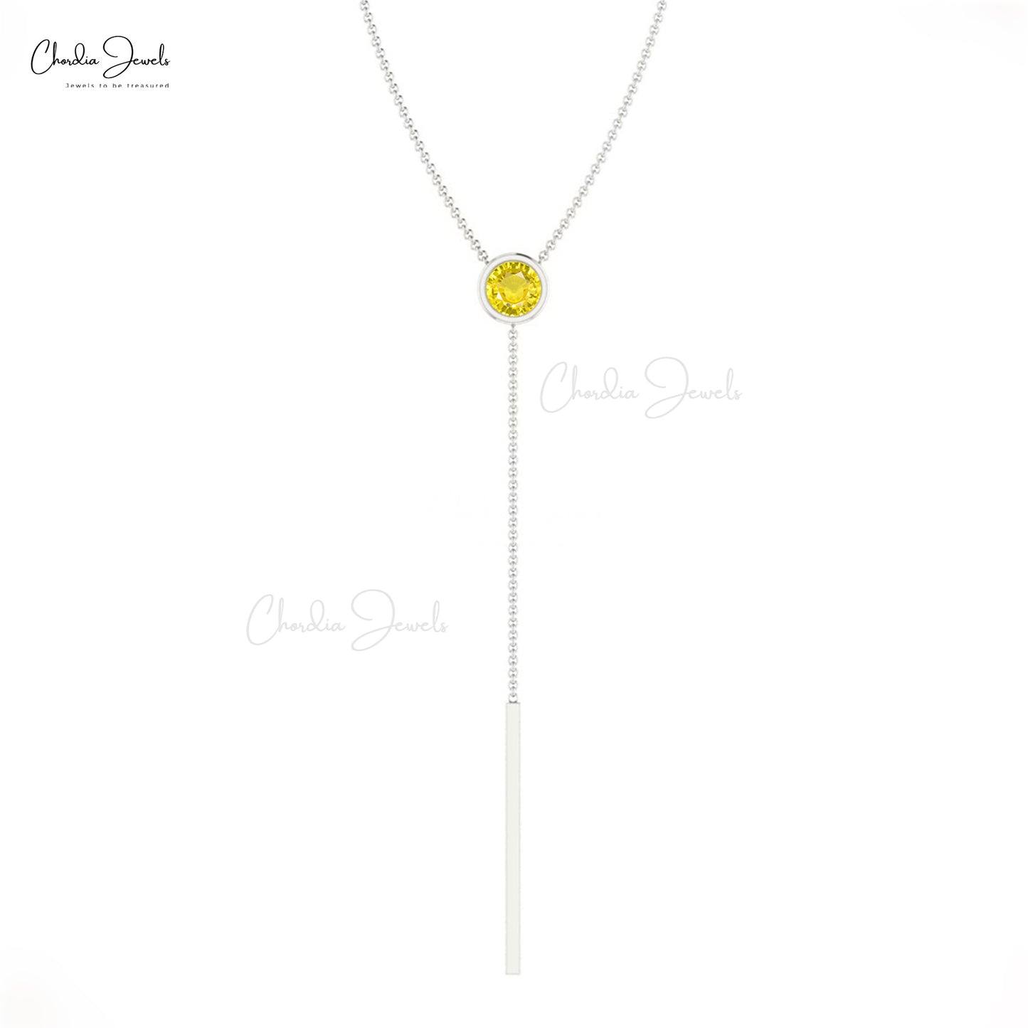 Buy Yellow Sapphire Necklace