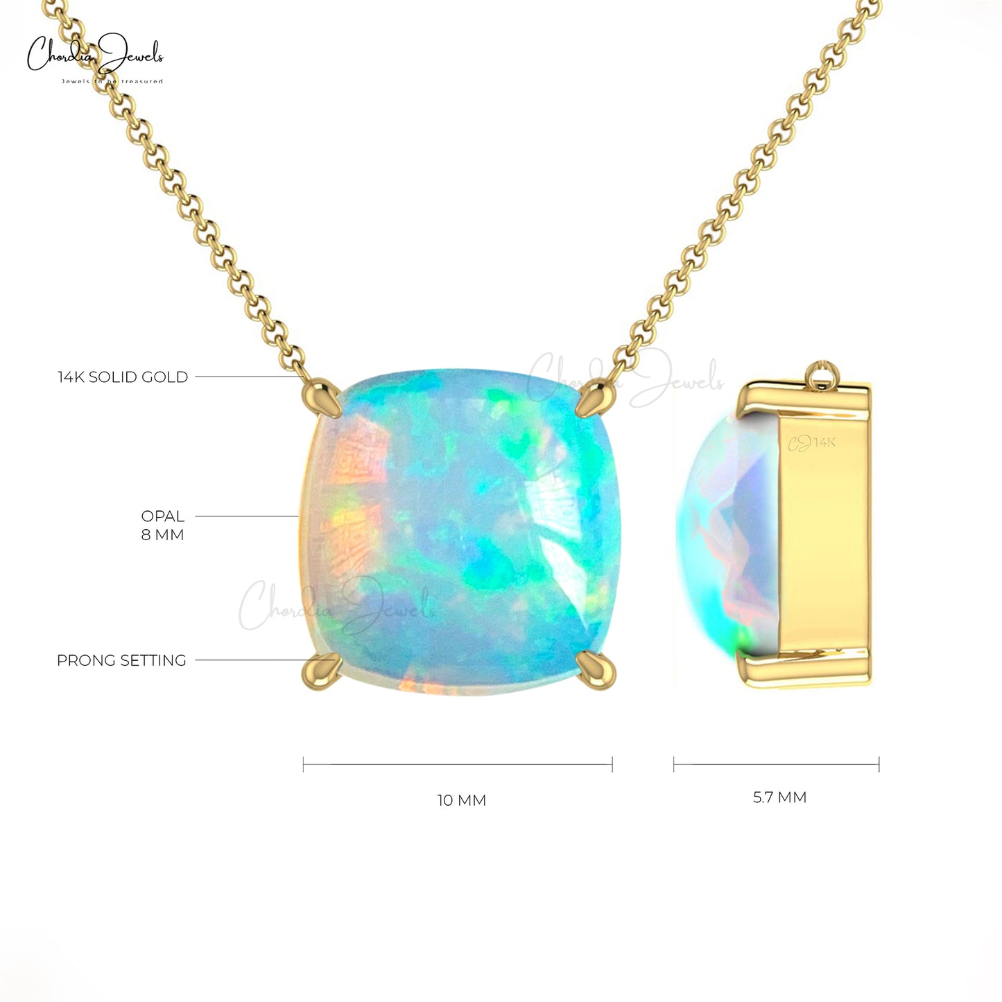 Opal Gemstone Necklace