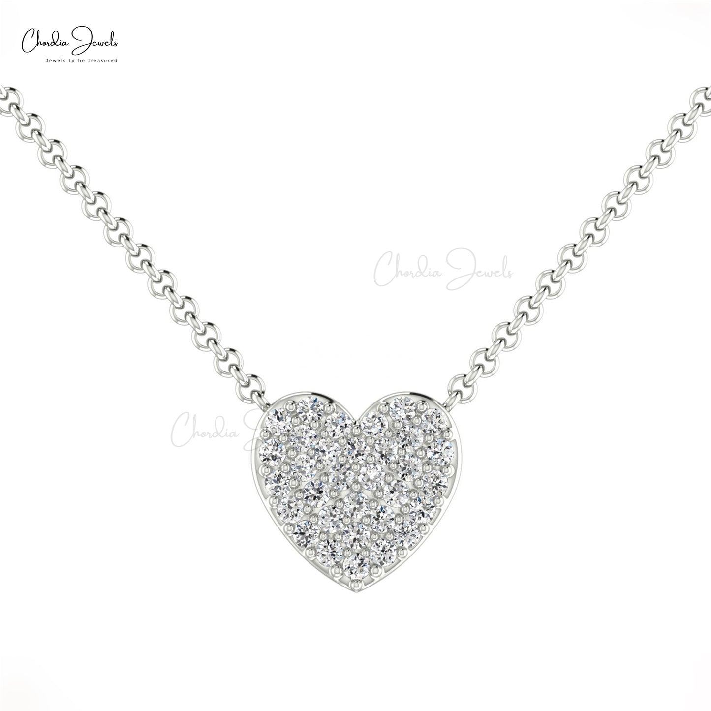 Diamond Cluster Necklace