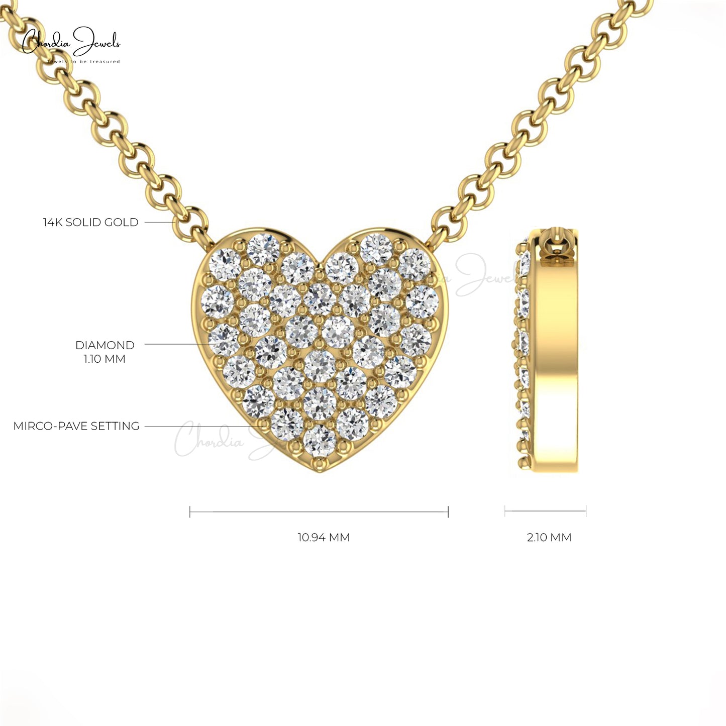 Heart Shape Necklace For Love