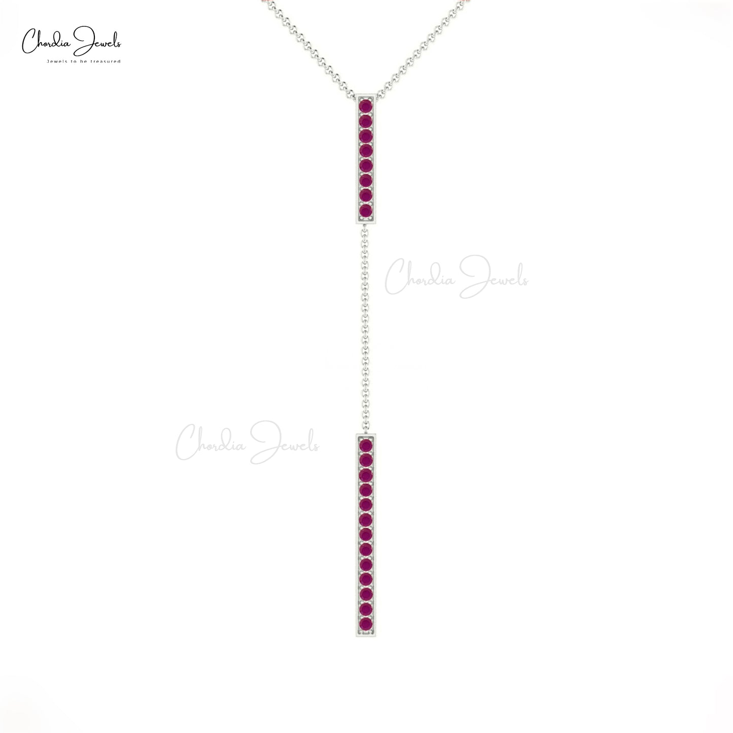 Natural Burma Ruby Necklace